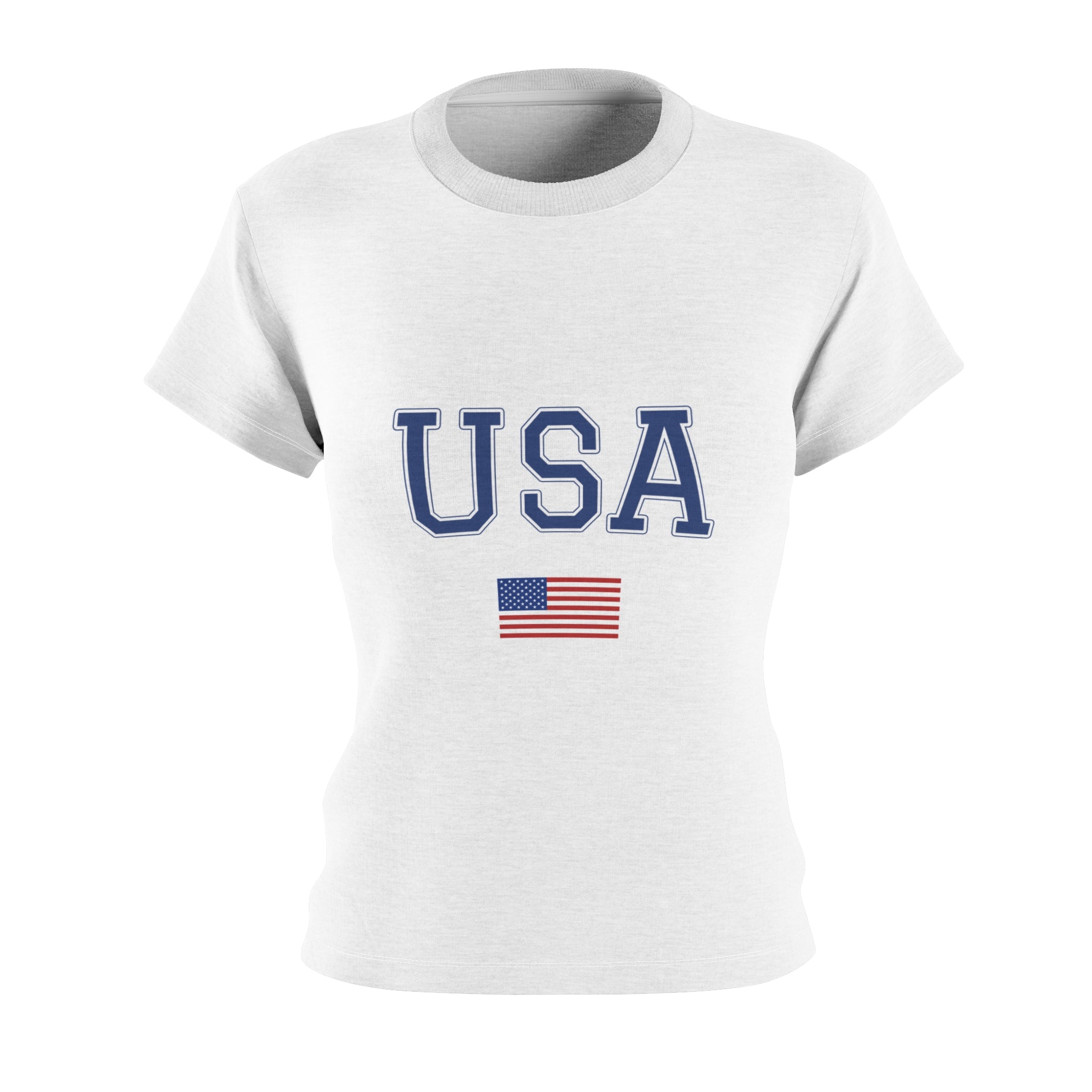 USA Pride Women's Tee - Casual Shirt, Summer Wear, Independence Day Gift, Patriotic Apparel, Everyday Comfort